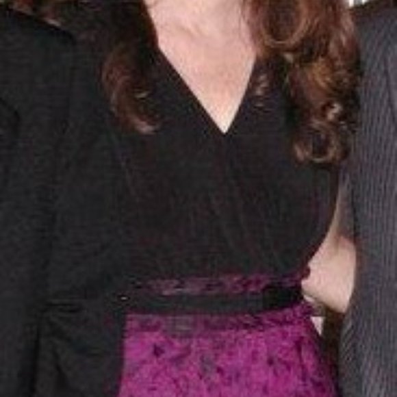 Gorgeous Black and Fuschia Party Dress - Picture 10 of 10